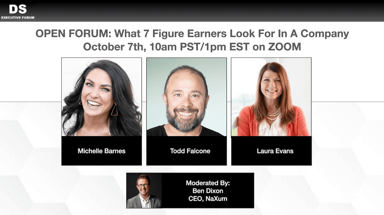 Announcing the 7 Figure Earners Panel
